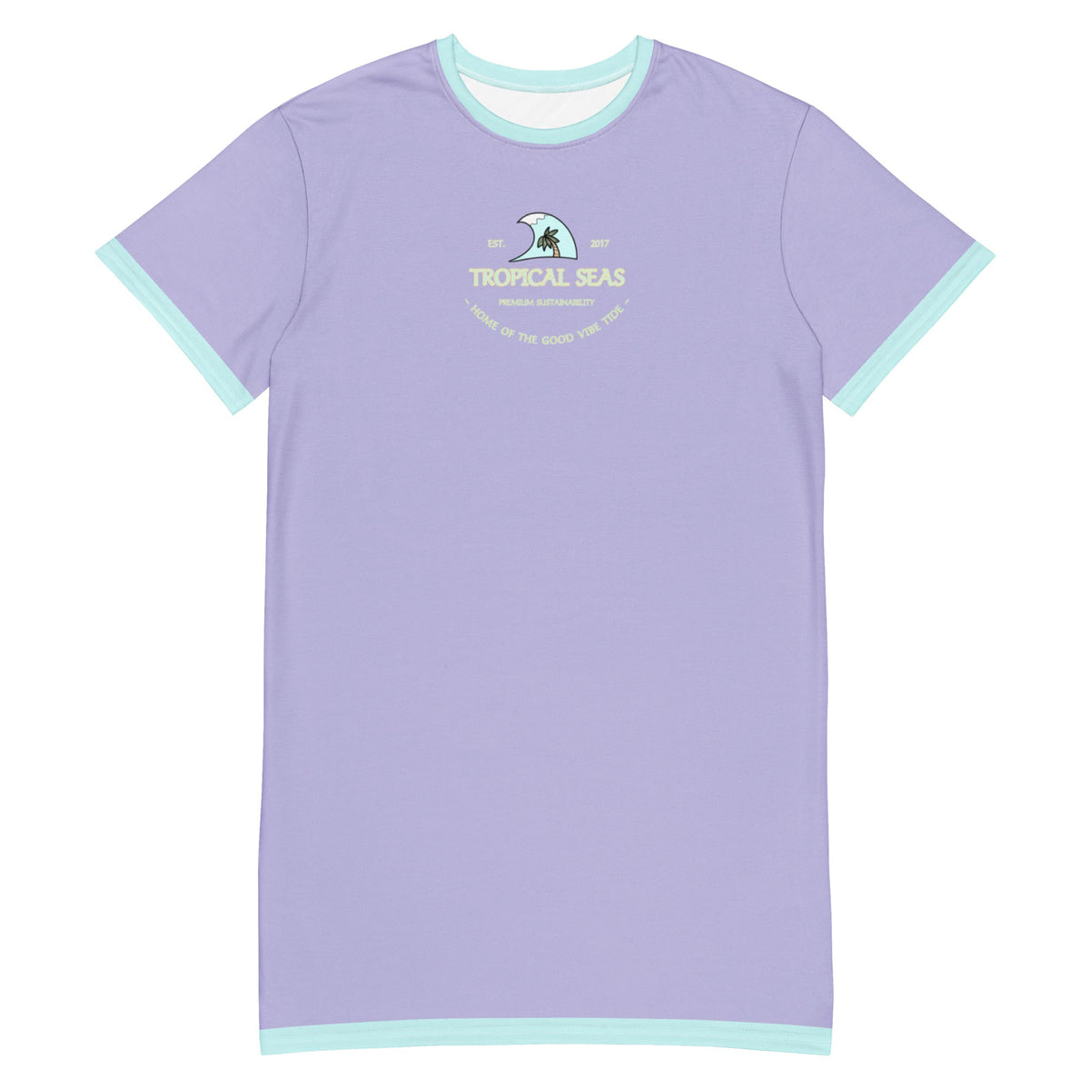 Women's Tropical Seas T-shirt dress